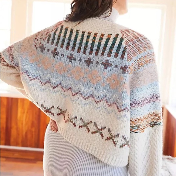 NWT Daily Practice by Anthropologie Plush Cropped Sweater size XSP - Picture 2 of 14